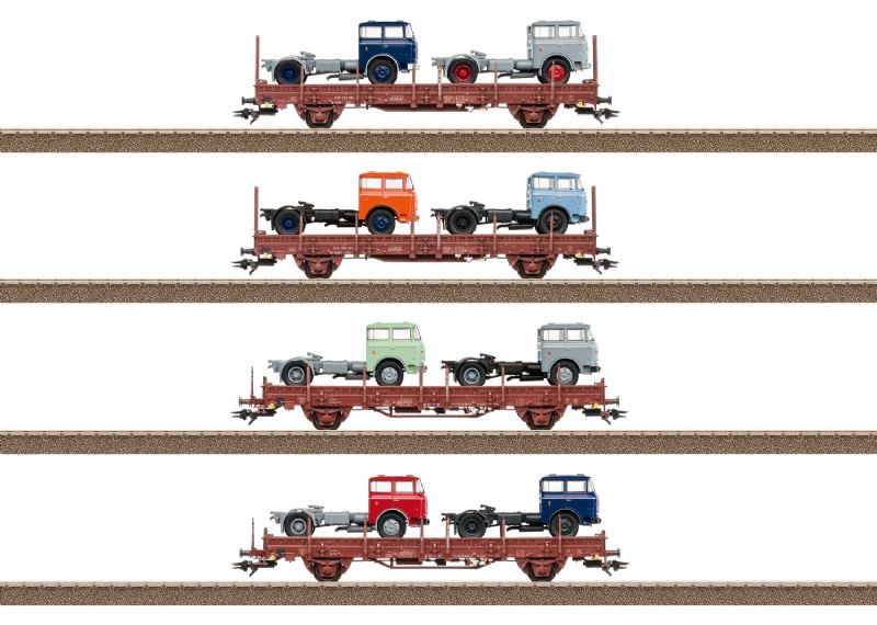 lagerRungenwagen-Set DR, Trix/Minitrix