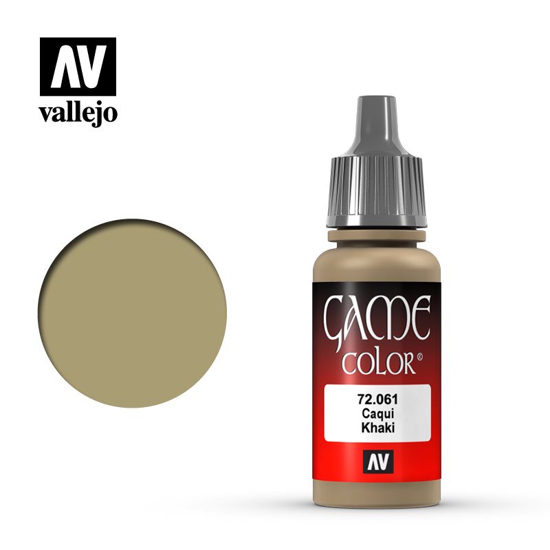 Vallejo Modellfarbe Game Color 'Khaki Drill' – 18 Ml Acrylfarbe Für Miniaturen & Fantasy-Figuren