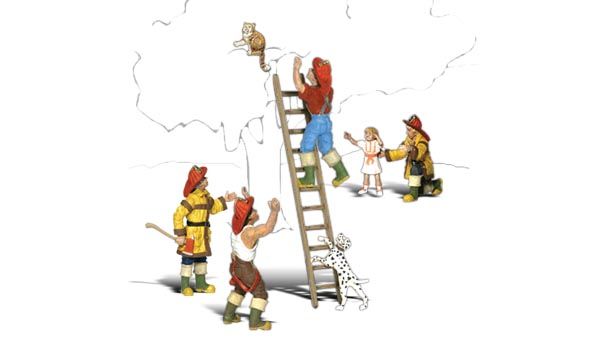 lagerHO Firemen To The Rescue, Woodland Scenics