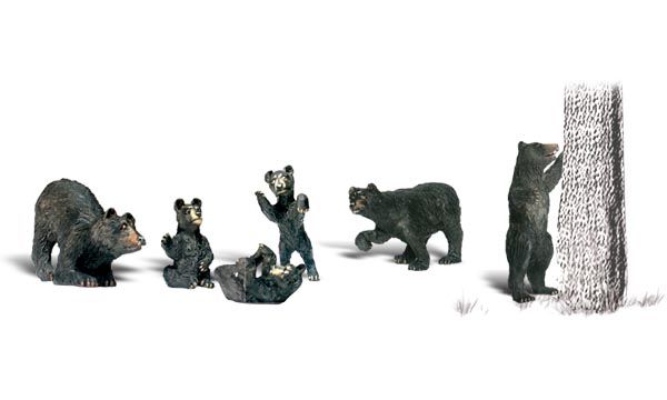lagerHO Black Bears, Woodland Scenics