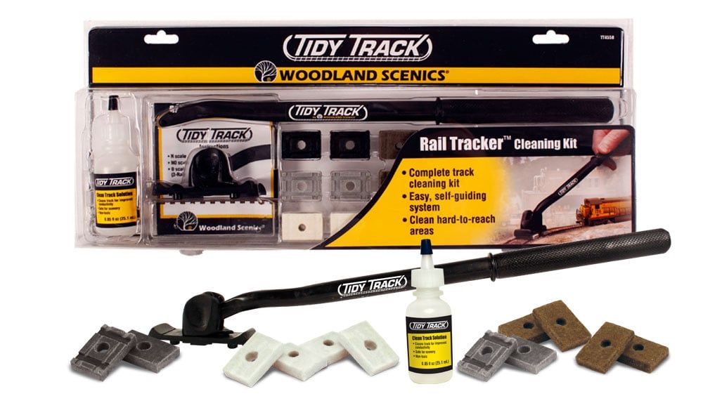 lagerRail tracker cleaning kit, Woodland Scenics
