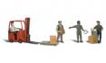 HO Workers W/Forklift