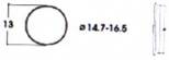 Kit:tract.wheel 14.7-16.5