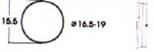 Kit:tract.wheel 16.5-19mm